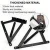 JinBoCheng 1 Pair Heavy Duty Bench Seat Hinges, Spring Lift