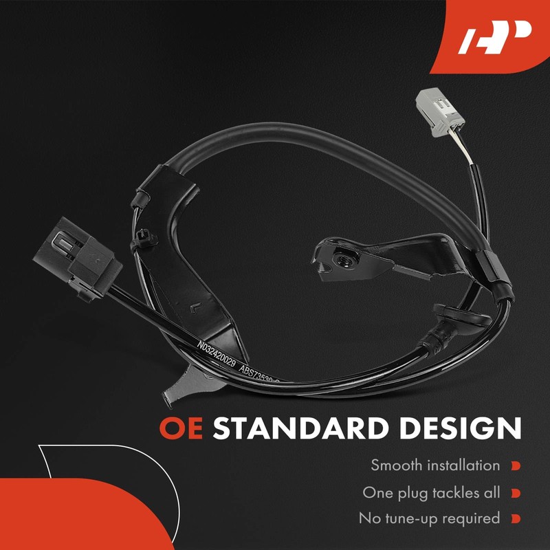 A-Premium 2PC Set Wire Harness for Rear ABS Wheel Speed