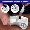 Homly Knife Sharpeners with Multifunctional 5-Stage Sharpening Angles 15°, Polishing