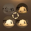 Night Lamp Cute Cartoon Sheep Modeling Three Speed Lighting Eye