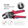 AONNOUS SNA-58B Ratchet Crimping Tool Insulation Electrical Terminal Crimper Plier