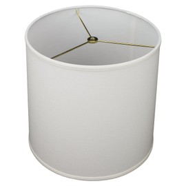 FenchelShades.com 12" Top Diameter x 13" Bottom Diameter x 12" Slant Height Fabric Drum Lampshade Spider Attachment (Cream)
