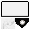 White Projection Screens, Wrinkle-Free White Projector Screen, 16:9 Thickened, Portable,