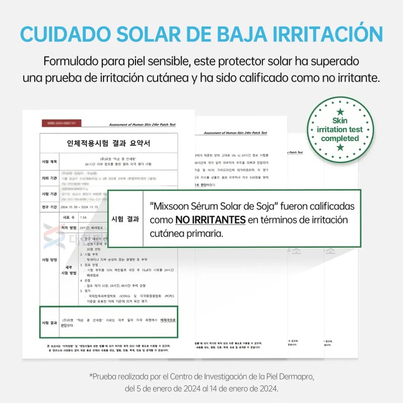 Mixsoon Suero Facial Solar De Soja Spf50+ Iluminador 50ml