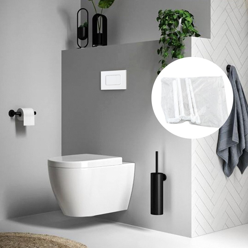 Dual Flush Rectangle Push Button Plate Compatible with TOTO YT920#WH