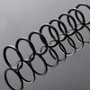 30 Pieces Flat Key Rings Metal Keychain Rings Split Keyrings