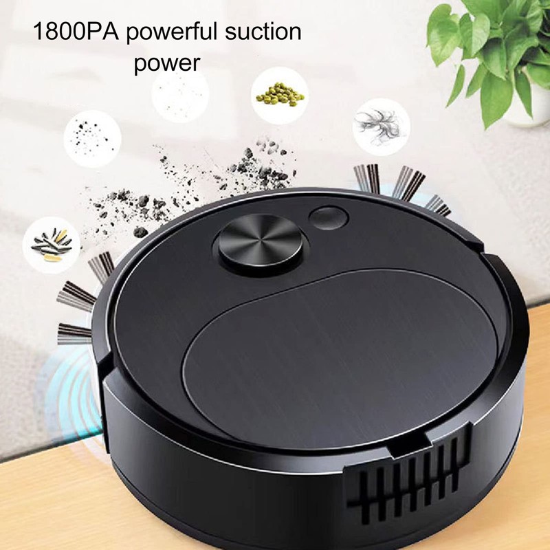 Zerodis Robot Vacuum Cleaner,Rechargeable Sweeping Vacuuming Mopping 3 in 1