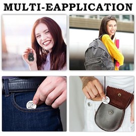 Pack of 2 Pocket Hug Tokens, Double-Sided Inspirational Pocket Hug Token, Stainless Steel Double-Sided Token, Round Lucky Coin, for Family Favourite Person, Women, Boys, silver