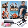 Rivbos Sunglasses Cycling Goggles Sports Glasses for Women. Men Polarised