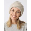 Zwillingsherz Slouch Beanie Hat - High-Quality Knitted Hat for Women