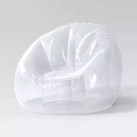 Room Essentials Inflatable Novelty Dorm Chair Clear Color - Room Essentials