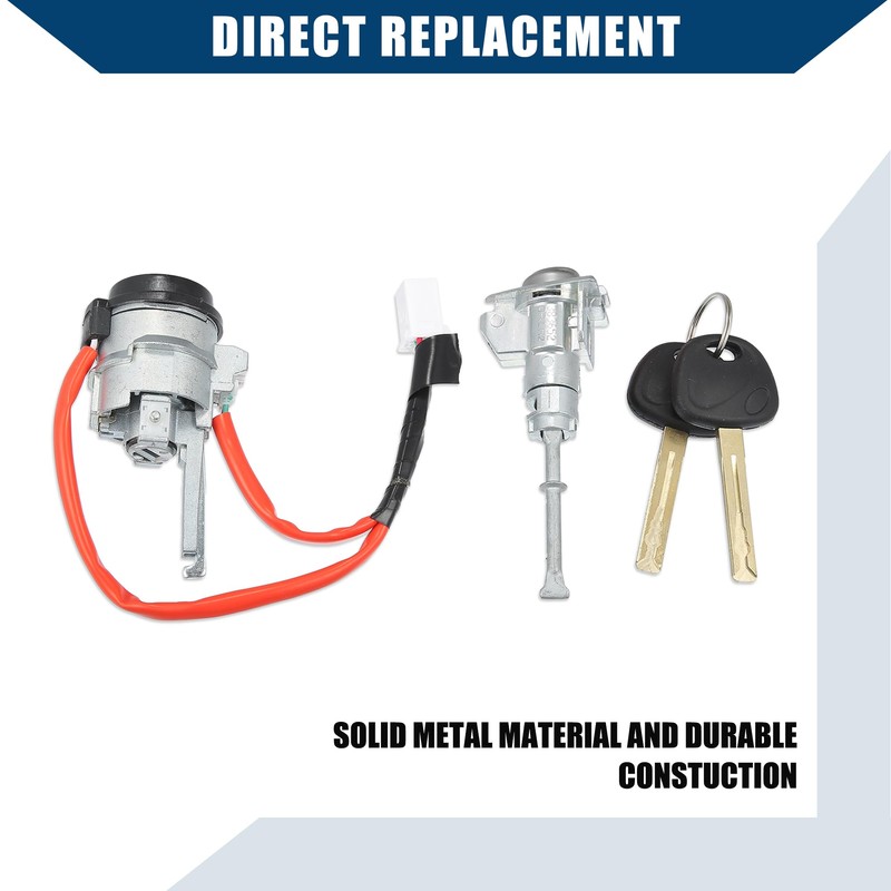 QUARKZMAN 1 Set Car Ignition Lock Interior for Hyundai IX35