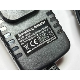 Replacement for Nextbase 7" Portable TV TUM57-D 12V Mains AC Adaptor