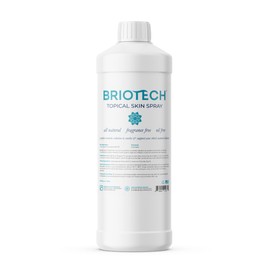 BRIOTECH Topical Skin Spray, Soothing HOCl Pure Hypochlorous, Face & Body Spray, Support Irritations, Redness, Eyelid Eyelash Bumps, Dry Skin & Scalp, Athletic Itch, Toenail Cleanser, Natural Skincare