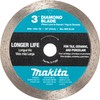 Makita D-77285 3" Continuous Rim Diamond Blade for Ceramic, Granite