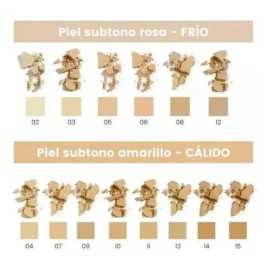 Maquillaje Compacto Bissú Tono 7 Caramel para un Acabado Mate y Larga Duración