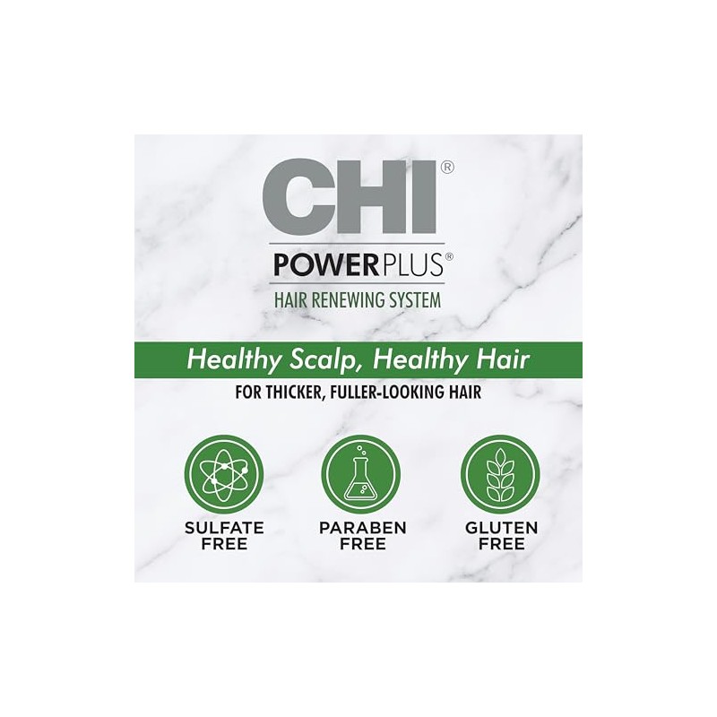 CHI Powerplus Scalp Renew System Exfoliate Shampoo 32oz, 2