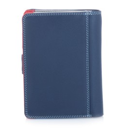 Leather women's Wallet MYWALIT - Medium Snap Wallet - 390-127 Royal