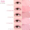 DASIQUE Mood Single Shadow 1.2~1.5g, Shade:24 Cream Berry(Matte)