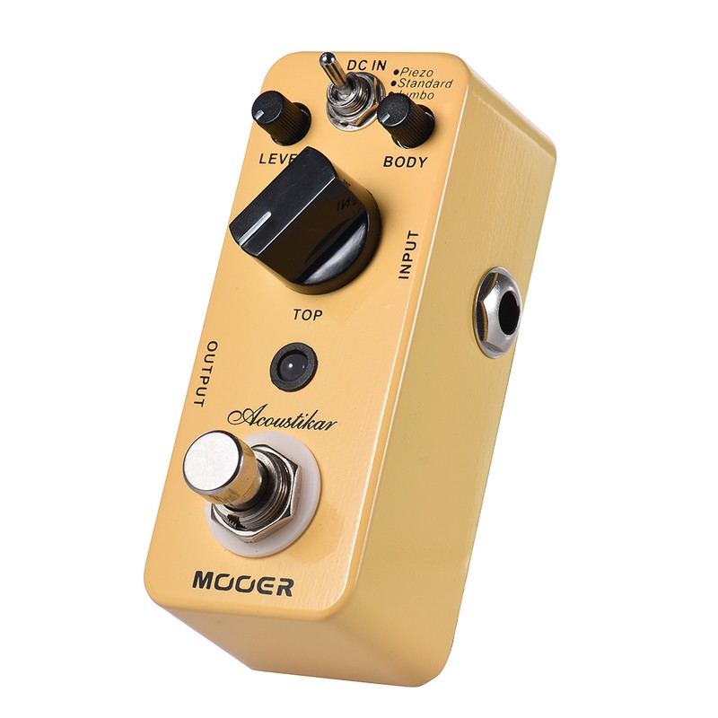 MOOER Acoustikar Acoustic Guitar Simulator Effect Pedal True Bypass with