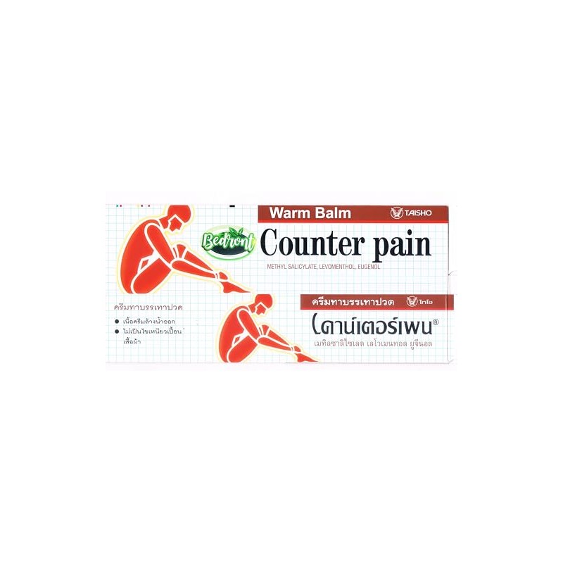 Counter Pain Warm Balm 30G for Massage and Relaxation, Sports