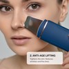 GESS Sky Pore Cleanser Face, Ultrasonic Skin Scrubber, Exfoliating Device,