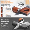 Knife Sharpener, Rolling Knife Sharpener Kit With Magnetic Holder, Kitchen
