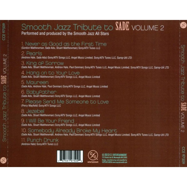 THE SMOOTH JAZZ ALL STARS - SMOOTH JAZZ TRIBUTE TO
