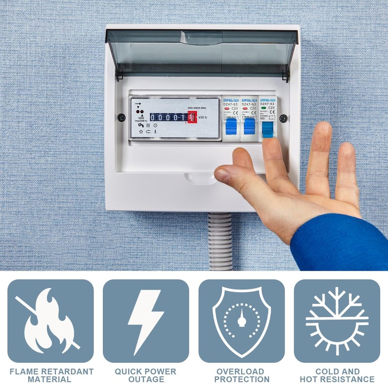 Innfeeltech 1 Pcs 63 Amp Current 230V Miniature Circuit Breakers
