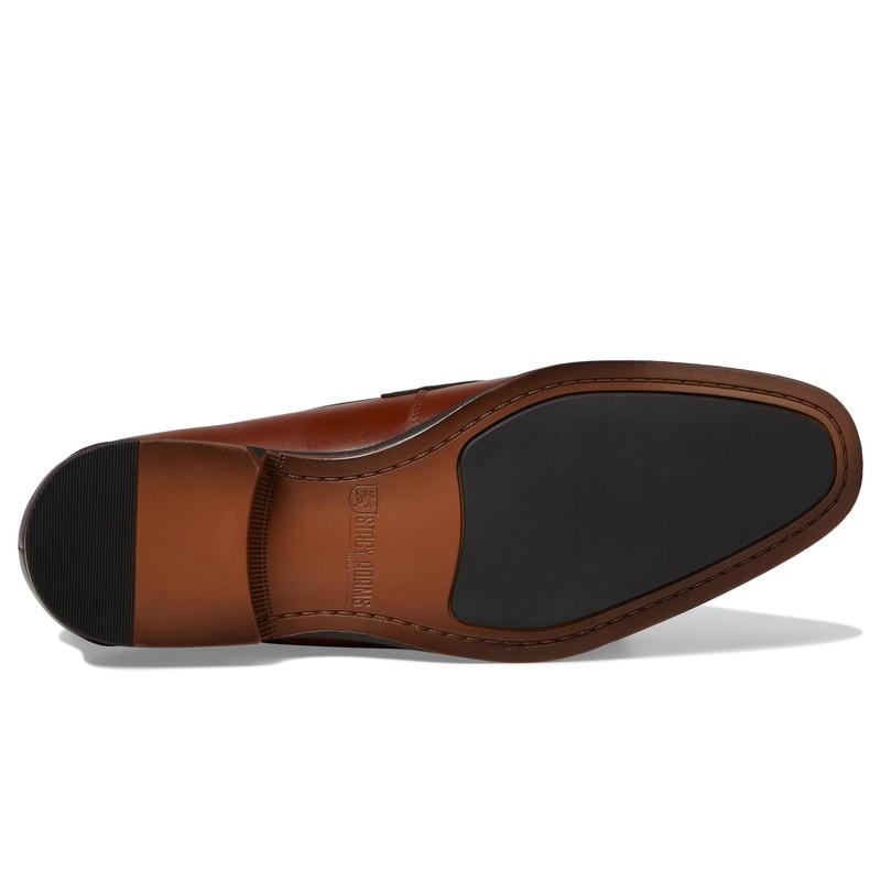 Stacy Adams Men's Lundy Slip On Loafer, Cognac, 11