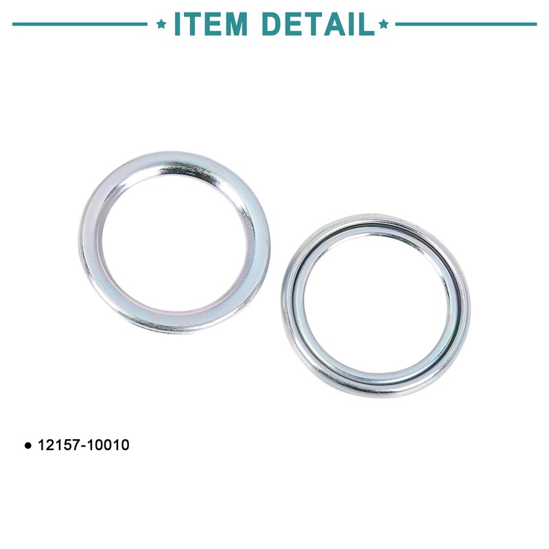 ACROPIX Oil Drain Plug Gaskets for Toyota Compatible Highlander 12pcs