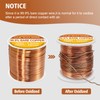 99.9% Pure Bare Copper Wire, 16 Gauge 105 Feet Solid