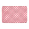Bone Dry Machine Washable, Ultra Absorbent Pet Mat, 12x18, Rose