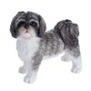 John Beswick JBD96 Shih Tzu Figurine, Earthenware, Grey/Multi-Colour, 11.5 x