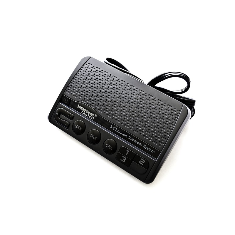 Intercom Central® Ground Wire Power-line 3 Channels Intercom System, Three