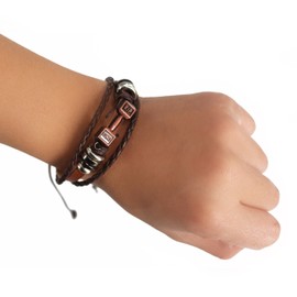 Rip Toned Dumbbell Bracelet - Stylish Multi-Layer Motivational Fitness Bracelet