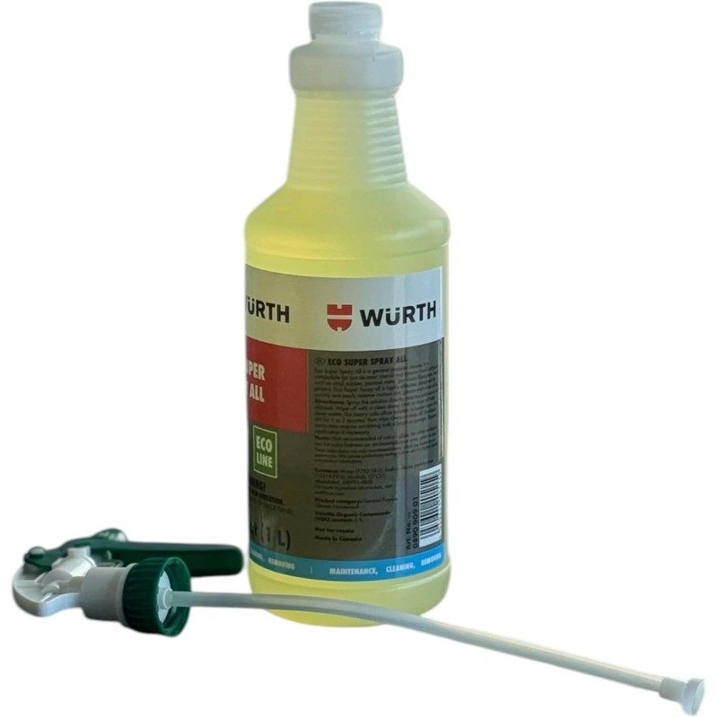Wurth Professtional ECO Multi-Purpose Cleaner with Pump Spray Safe Removes