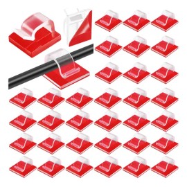 50 Clips De Cable Para Exteriores,clips Organizador De Cable