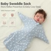 insular Baby Transitional Swaddle with 2-Way Zipper Newborn Sleep Sack