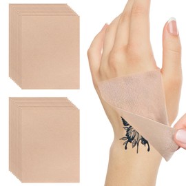 12 Pack Tattoo Cover Up Patch for Light Skin Tone Waterproof Sweatproof Scar & Tattoo Cover Up Tape for Scar, Birthmark, Dark Spots