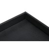 HofferRuffer Extra Large Serving Tray with Handles, Elegant Faux Leather