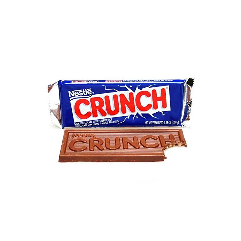 Nestle Crunch Bars, 1.55 ounces Boxes (Pack of 36)