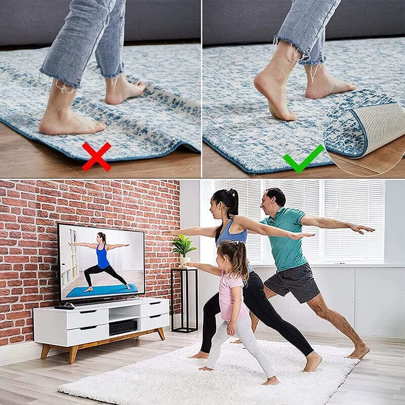 AIMALL 1/3/5PCS Anti Non Slip Grip Mat Underlay Liner Kitchen
