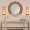Rustic Candle Sconces Wall Decor Set of 2 - Walasis