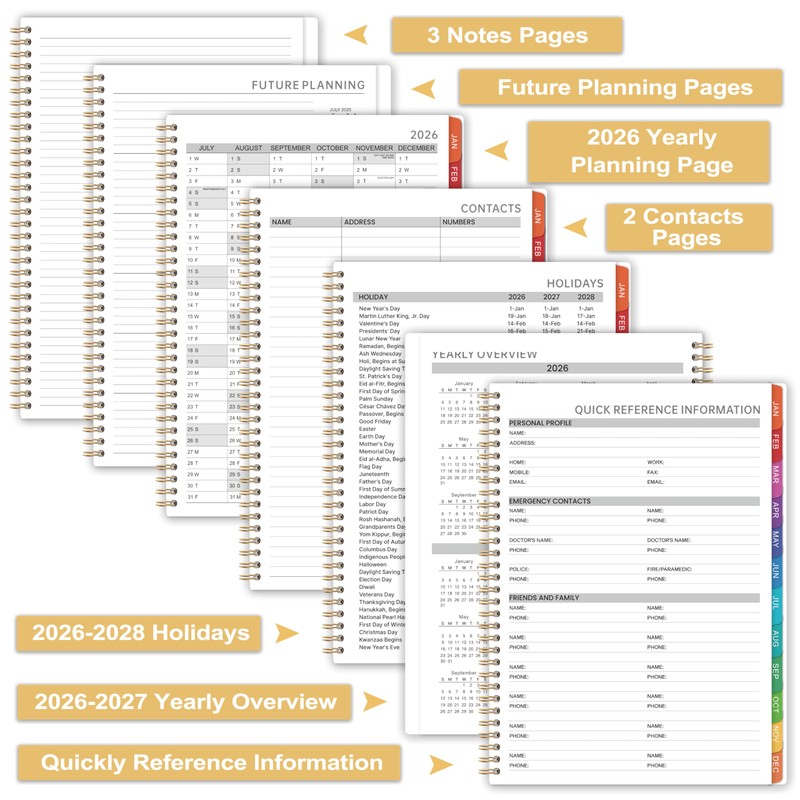 2026 Appointment Book/Planner - Appointment Book 2026, January 2026 -