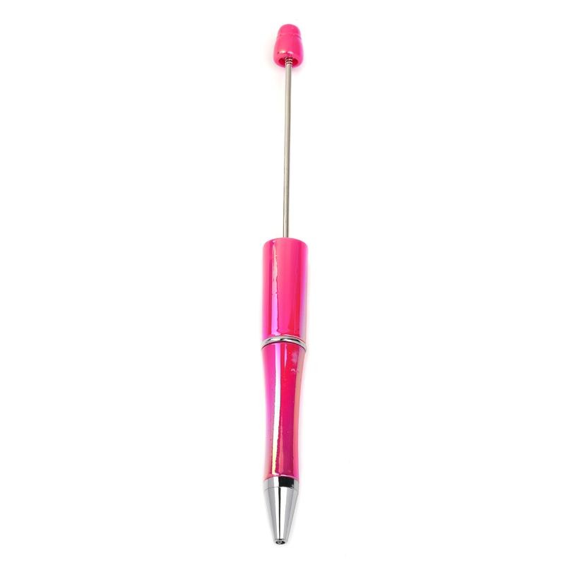 【P159】10pcs Opal Print Plastic Beadable Pen Bead Pens Ballpoint:_#14 Plum