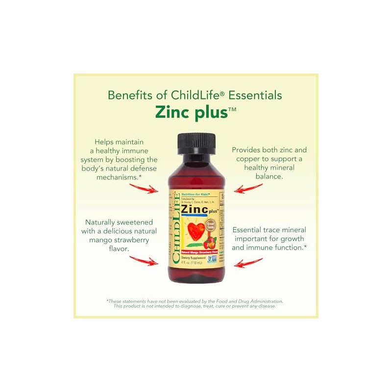 ChildLife Essentials | Zinc Plus® 4 Fluid Ounces (118 mL)