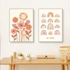 Herfair Set of 3 Posters for Children's Room, Boho Decorative