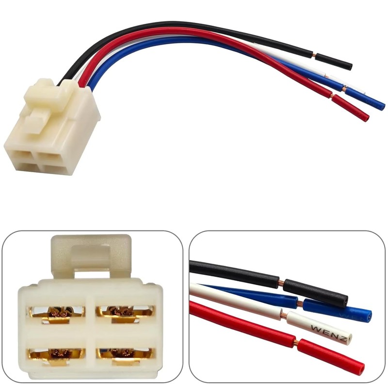 Car Relay, 12 V, 4 Pole Relay, Set, Air Conditioner,