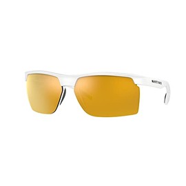 Native Men's Ridge-Runner Sunglasses, Satin Quartz/Polarized Bronze Reflex, 68 mm